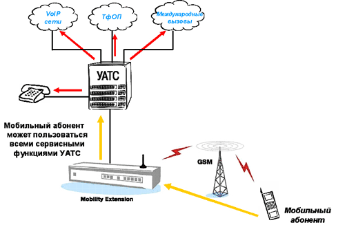 Схема применения 2N Mobility Extension