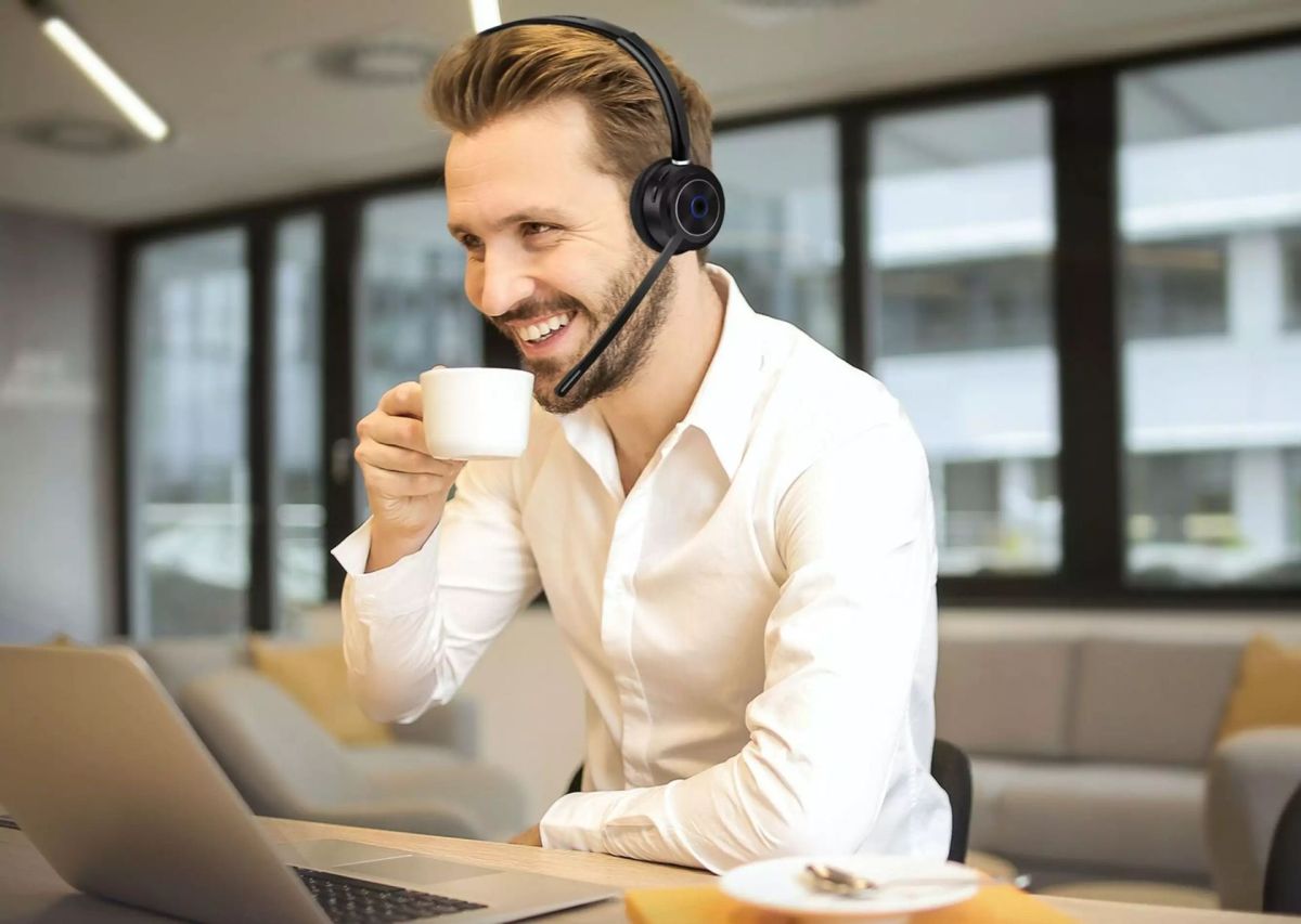 Беспроводные гарнитуры Bluetooth с шумоподавлением для дома и офиса