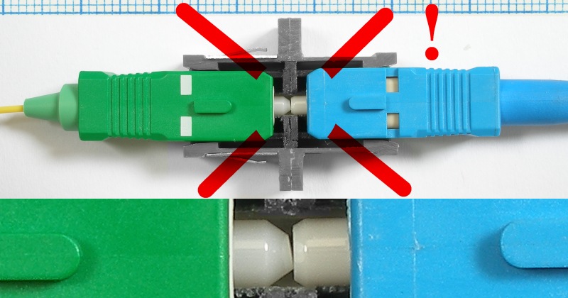 Необходимо приучить весь персонал и пользователей, чтобы никто и никогда не подключал коннекторы к проходникам или портам не того цвета