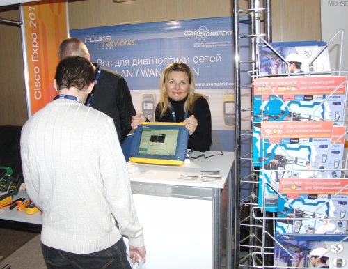 Fluke Networks вызвал аншлаг на Cisco Expo 2011