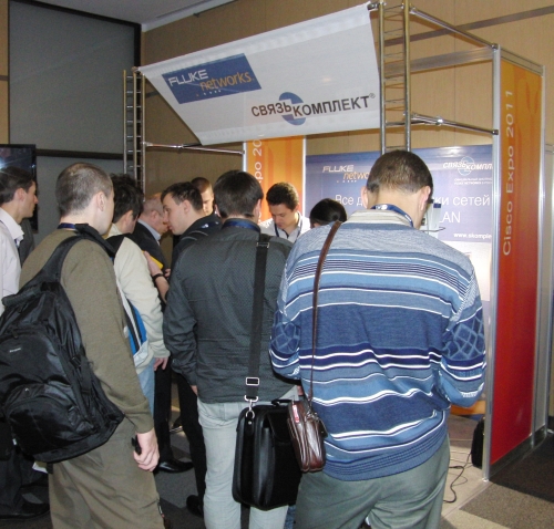 Fluke Networks вызвал аншлаг на Cisco Expo 2011