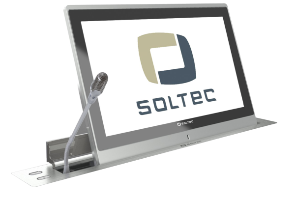 SOLTEC RET-G 17,3" выдвижной TFT-монитор с встроенным микрофоном и с регулировкой наклона 20º, 1920x1080