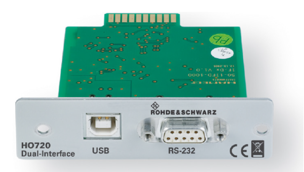 Rohde&Schwarz HO720 - сдвоенная интерфейсная плата USB-B/RS-232 для приборов серии: HMO, HMP, HMS (код опции: 3594.3660.02)