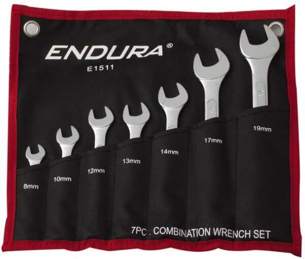 Endura E1511 - набор комбинированных гаечных ключей, 7 шт (8 - 19 мм)
